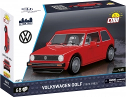 Coffret de construction COBI Volkswagen Golf 1974–1983 1:35, 68 pièces
