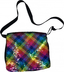 Sac bandoulière à paillettes