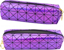 Trousse violette holographique à un compartiment