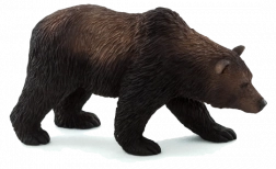 Figurine réaliste d’ours grizzli