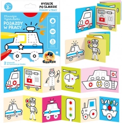 Coloriages longs Véhicules au travail