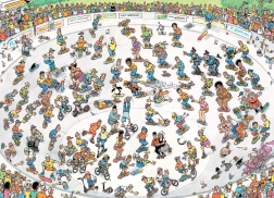 Puzzle JUMBO Jan van Haasteren – Course sur piste, 1000 pièces