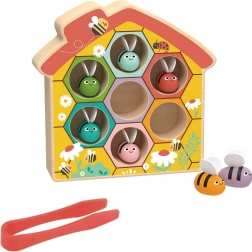 Jeu en bois Ruche d’abeilles pour enfants