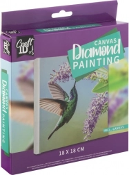 Peinture de diamant sur cadre Colibri 18x18 cm