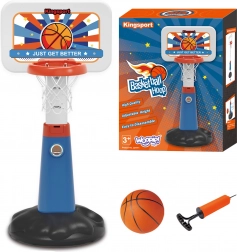 Set de basket pour enfants Woopie avec hauteur réglable et pompe