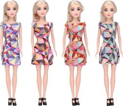 Poupée 30 cm avec robe (4 variantes)