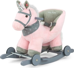Milly Mally licorne à bascule Polly rose