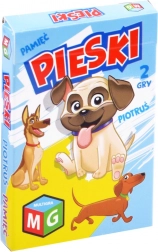 Jeu de cartes Morpion Mémoire Chiens