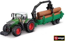Bburago 1:50 Ferme Tracteur Fendt 1050 Vario + débusqueur d’arbres