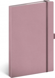 notique carnet ligné rose 13 × 21 cm