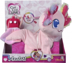 Axolotl en peluche interactif CHI CHI LOVE 20 cm avec commande filaire