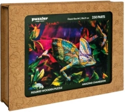 Puzzle en bois Caméléon étonnant 250 pièces