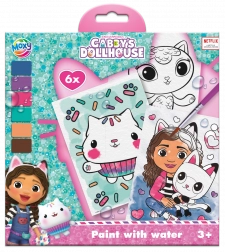 Peinture à l’aquarelle La Maison magique de Gabby