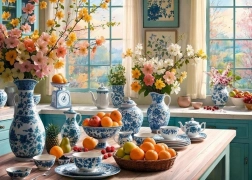 Cherry Pazzi puzzle Matin dans ma cuisine 2000 pièces