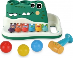 Xylophone à marteler Crocodile 25 cm