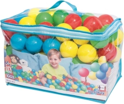 Ensemble de 100 balles colorées pour piscine et aire de jeux pour enfants BESTWAY