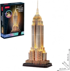 Puzzle 3D lumineux Empire State Building Édition Nuit 37 pièces