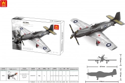 Kit avion militaire 258 pièces