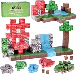 Blocs de construction magnétiques pixel 144 pcs