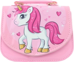 Sac à main rose avec motif licorne