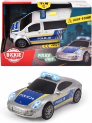Voiture de police SOS à friction avec lumière et son