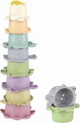 Gobelets de bain avec petits poissons