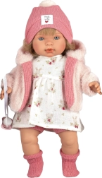 Llorens Carla – poupée réaliste parlante et qui pleure avec corps souple 42 cm