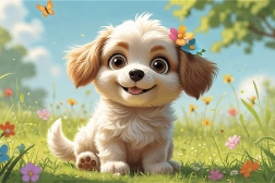 Puzzle Trefl chiot 60 pièces