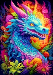Puzzle Dragon céleste 1000 pièces
