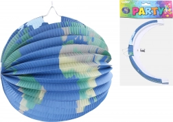 Lampion sphère Terre 25 cm