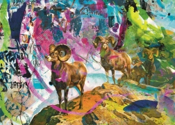 Puzzle HEYE Rebrush! Grandes cornes 1000 pièces