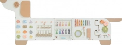 Planche motrice en bois Chien – panneau d’activité pour enfants