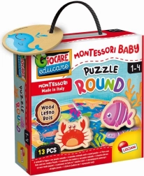 Puzzle circulaire en bois Montessori