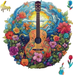 Puzzle en bois Guitare 200 pièces