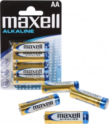 Piles alcalines MAXELL AA LR6, 1,5 V – lot de 4 pcs