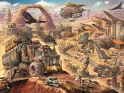 Puzzle Ravensburger désert apocalyptique 1500 pièces