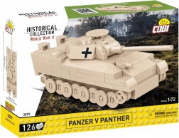 Kit de construction COBI Panzer V Panther 1:72 – mini char, 126 pièces