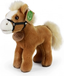 cheval en peluche debout 21 cm éco‑responsable