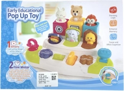 Jouet interactif avec animaux sauteurs