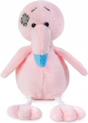 Ami en peluche au nez bleu - Flamant rose Blush