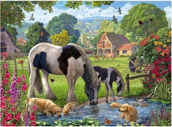 Puzzle Ravensburger Hadlow – monde des poneys 500 pièces