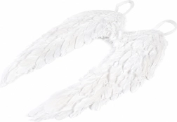 Ailes d’ange avec plumes 55 cm