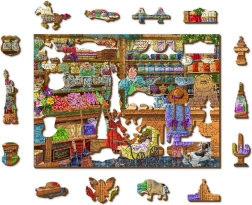 Puzzle en bois Aventure sucrée 2-en-1 200 pièces