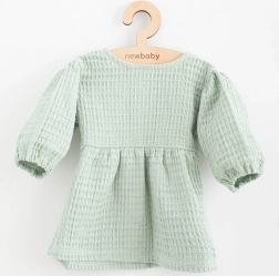 Robe bébé en mousseline NEW BABY Comfort clothes sauge