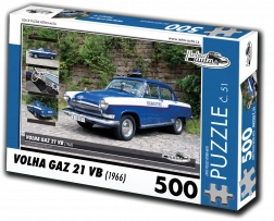 RETRO-AUTA Puzzle Volga GAZ 21 VB 1966, 500 pièces