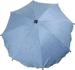 Parasol pour poussette en jean bleu