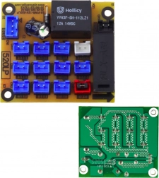Carte électronique de distribution de lumière pour véhicules à batteries