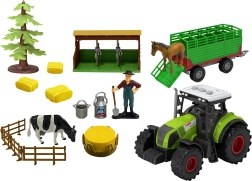 Tracteur avec remorque et accessoires pour enfants