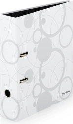 Classeur à levier A4 laminé blanc