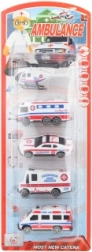 Ensemble de véhicules de secours – ambulance, 5 pièces